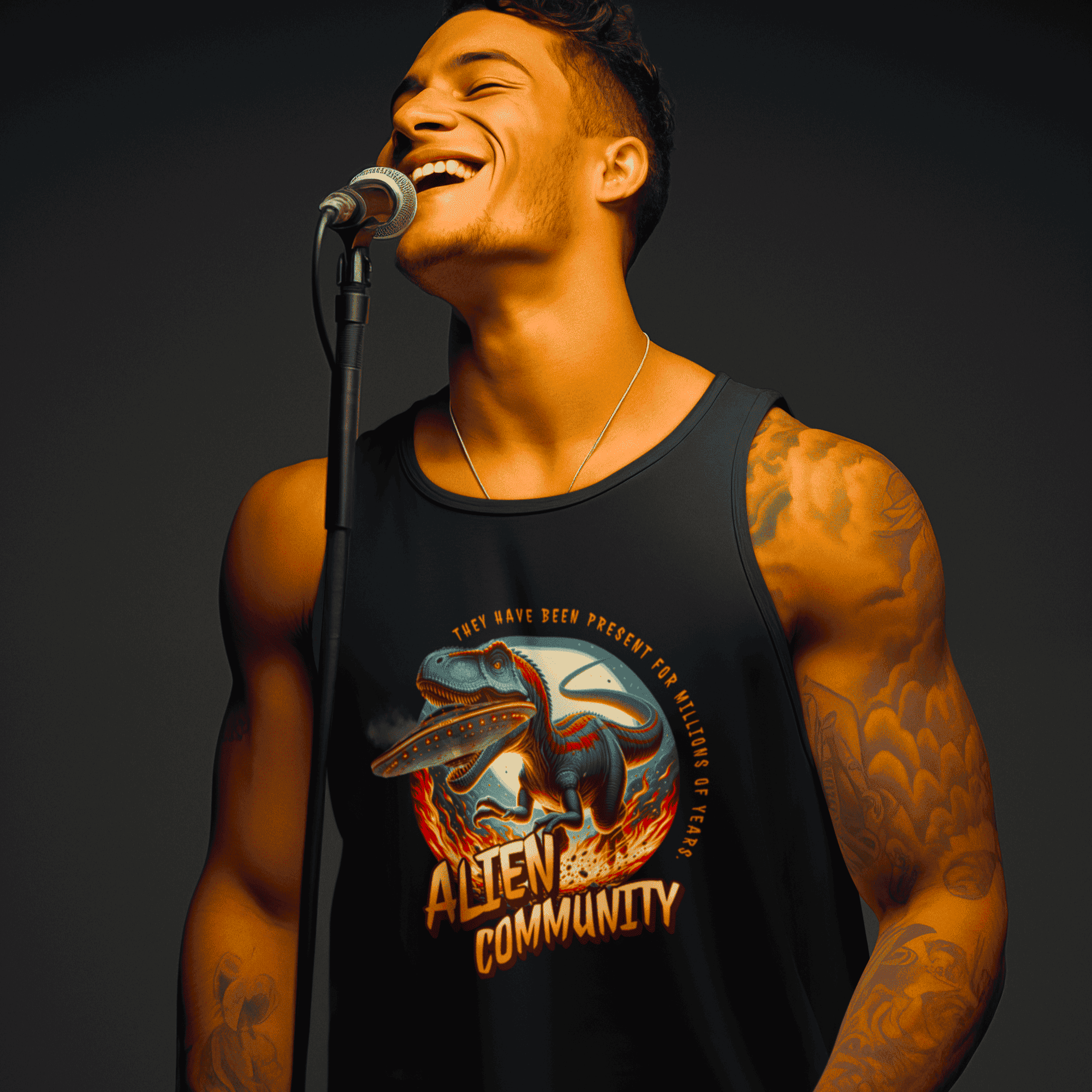 Nome do produto: Regata Alien - Jurassic