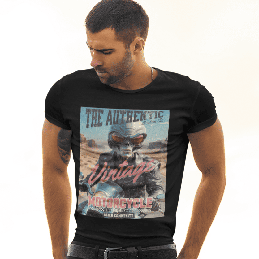 Nome do produto: Camisa Alien Motorcycle Vintage