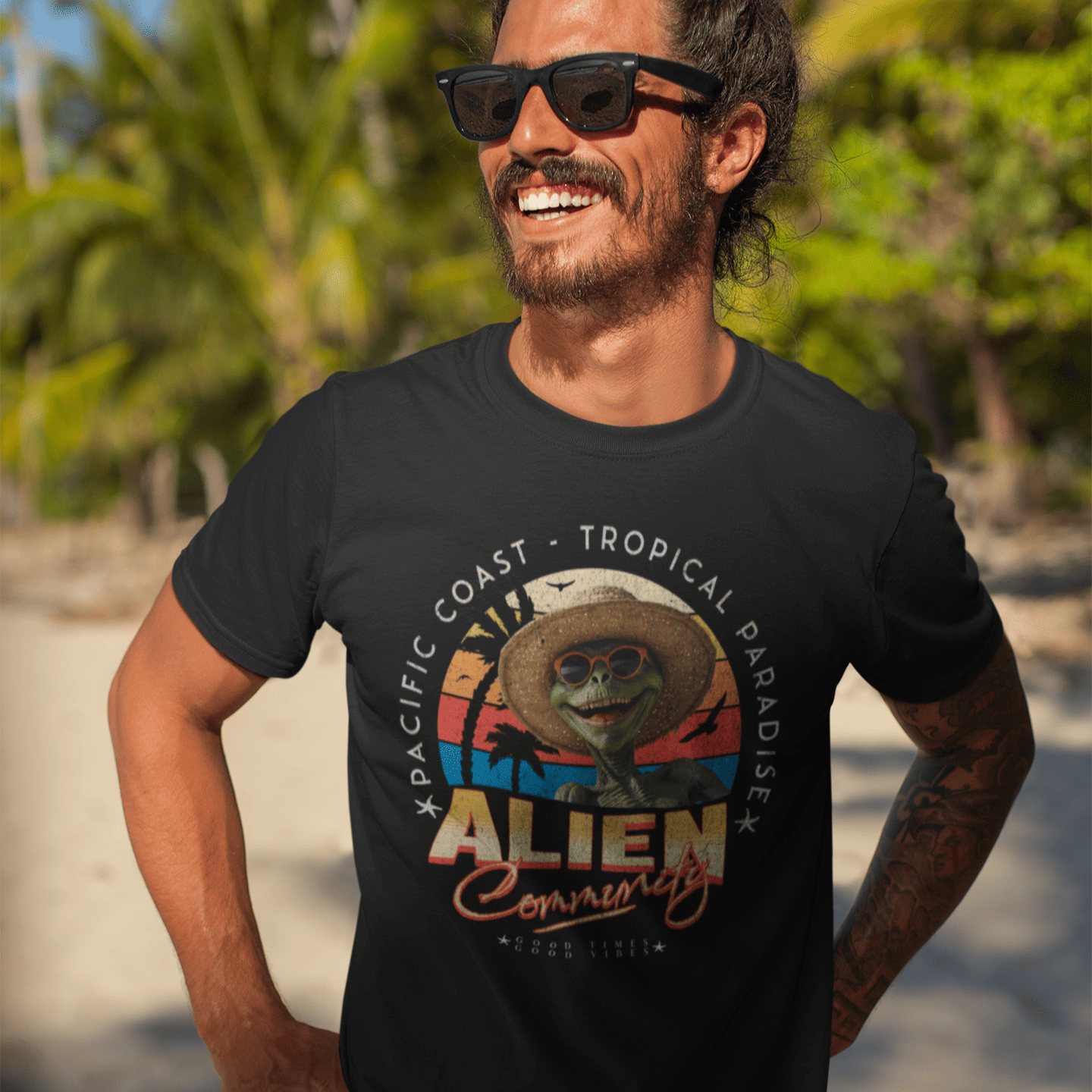 Nome do produto: Camisa Alien - Tropical Paradise