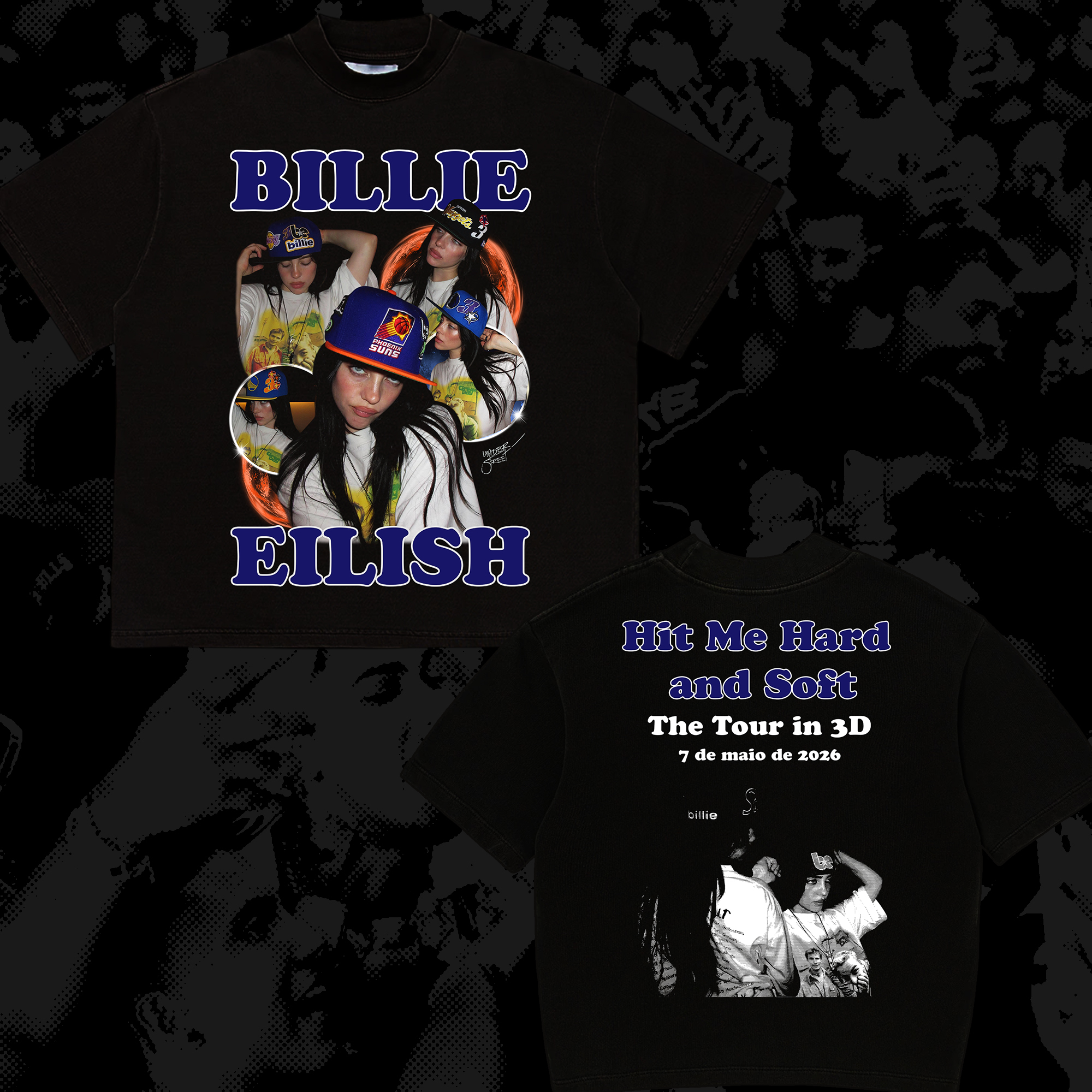 BILLIE EILISH (FRENTE E COSTAS)