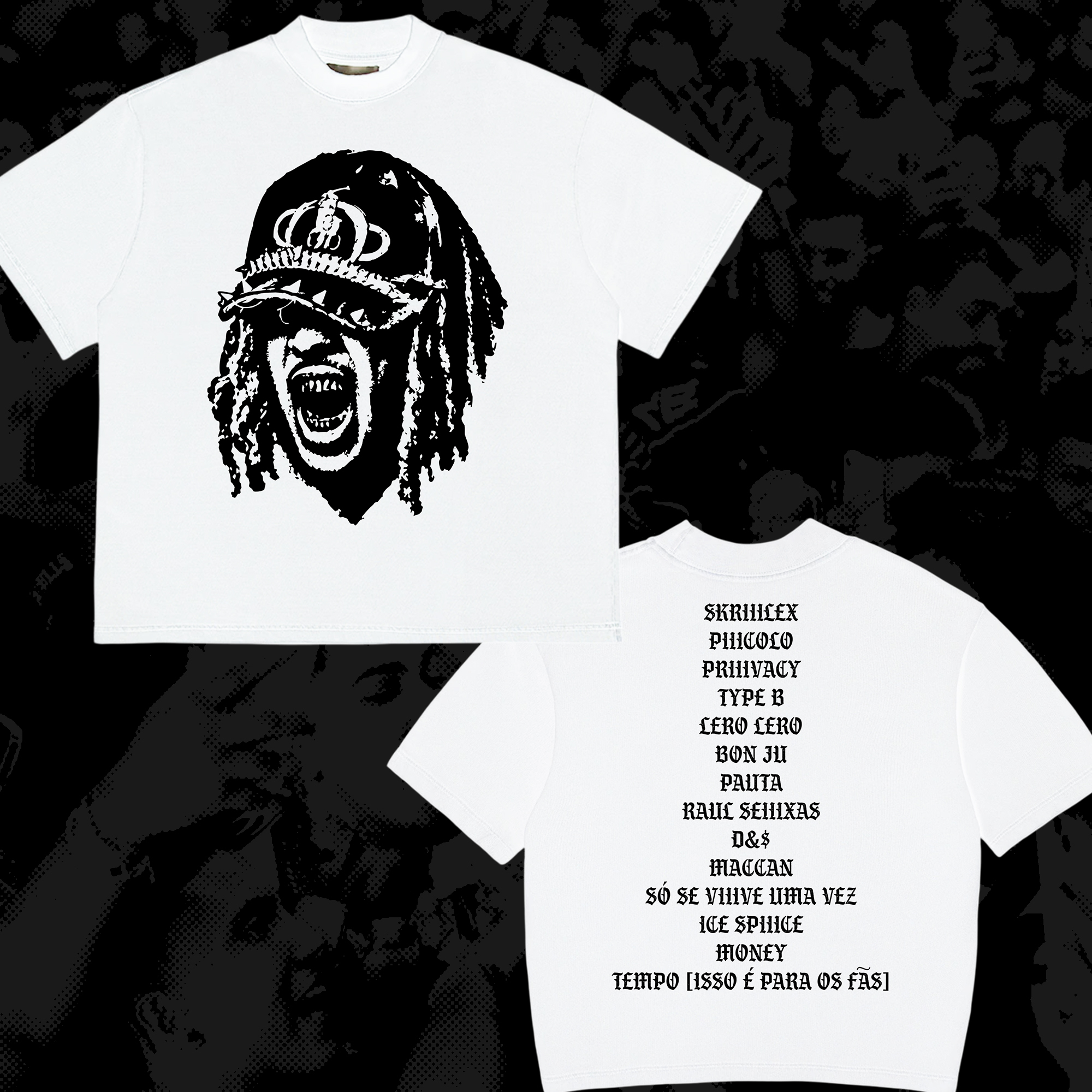 DESSIIIK BRANCO (FRENTE E COSTAS)