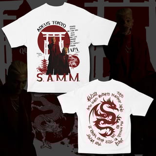 ADEUS TOKYO BRANCO (FRENTE E COSTAS)