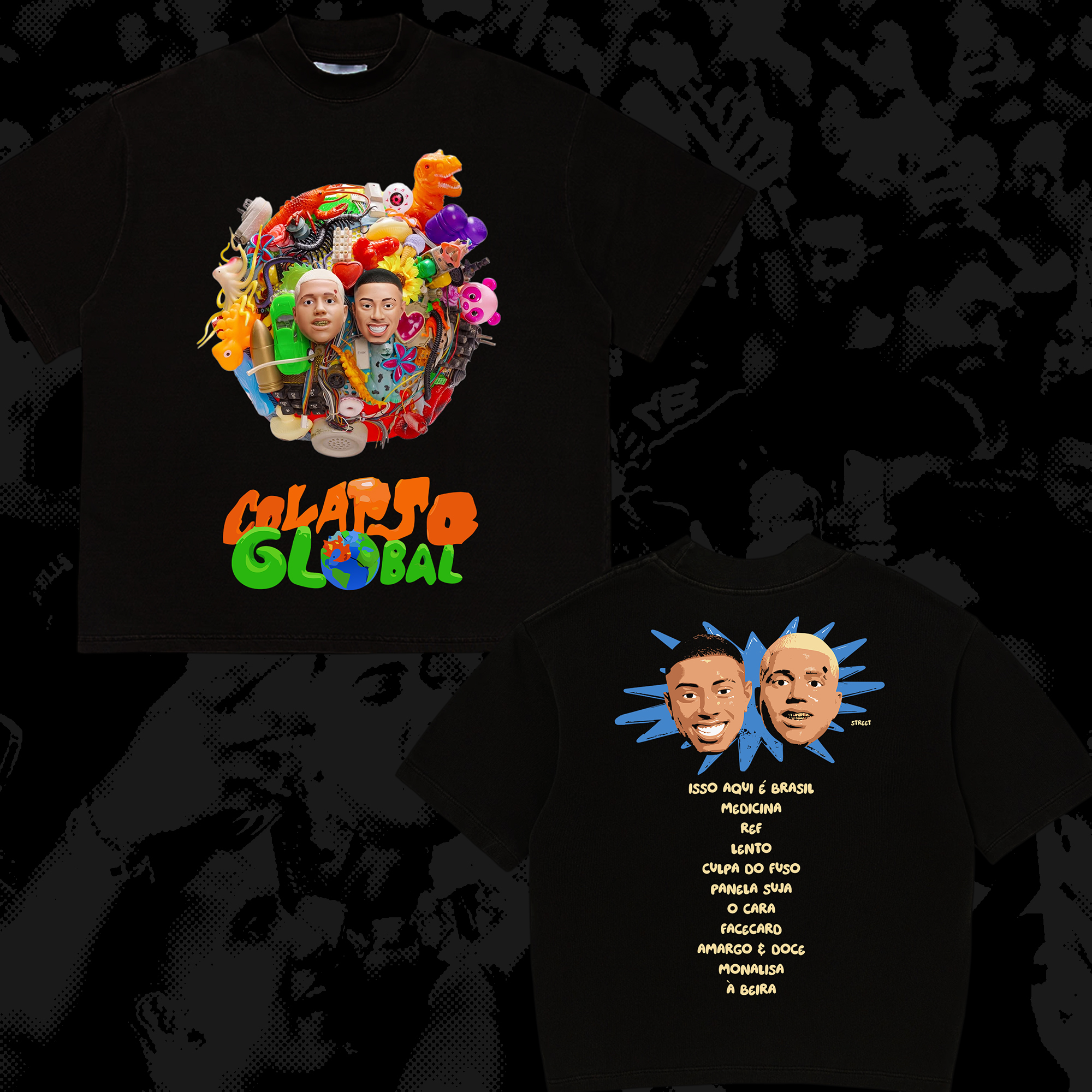 COLAPSO GLOBAL (FRENTE E COSTAS)