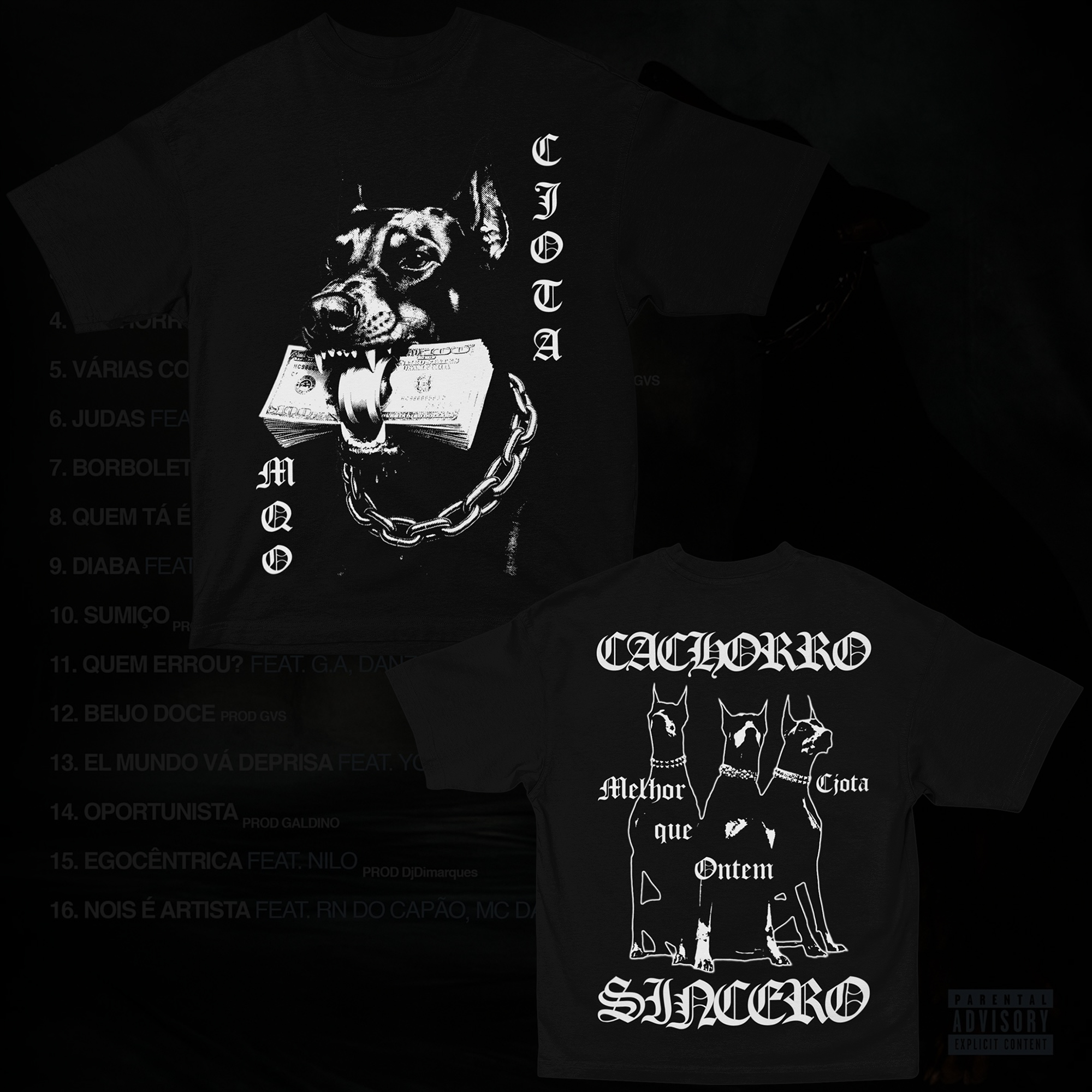 CACHORRO SINCERO (FRENTE E COSTAS)