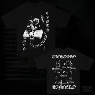 CACHORRO SINCERO (FRENTE E COSTAS)