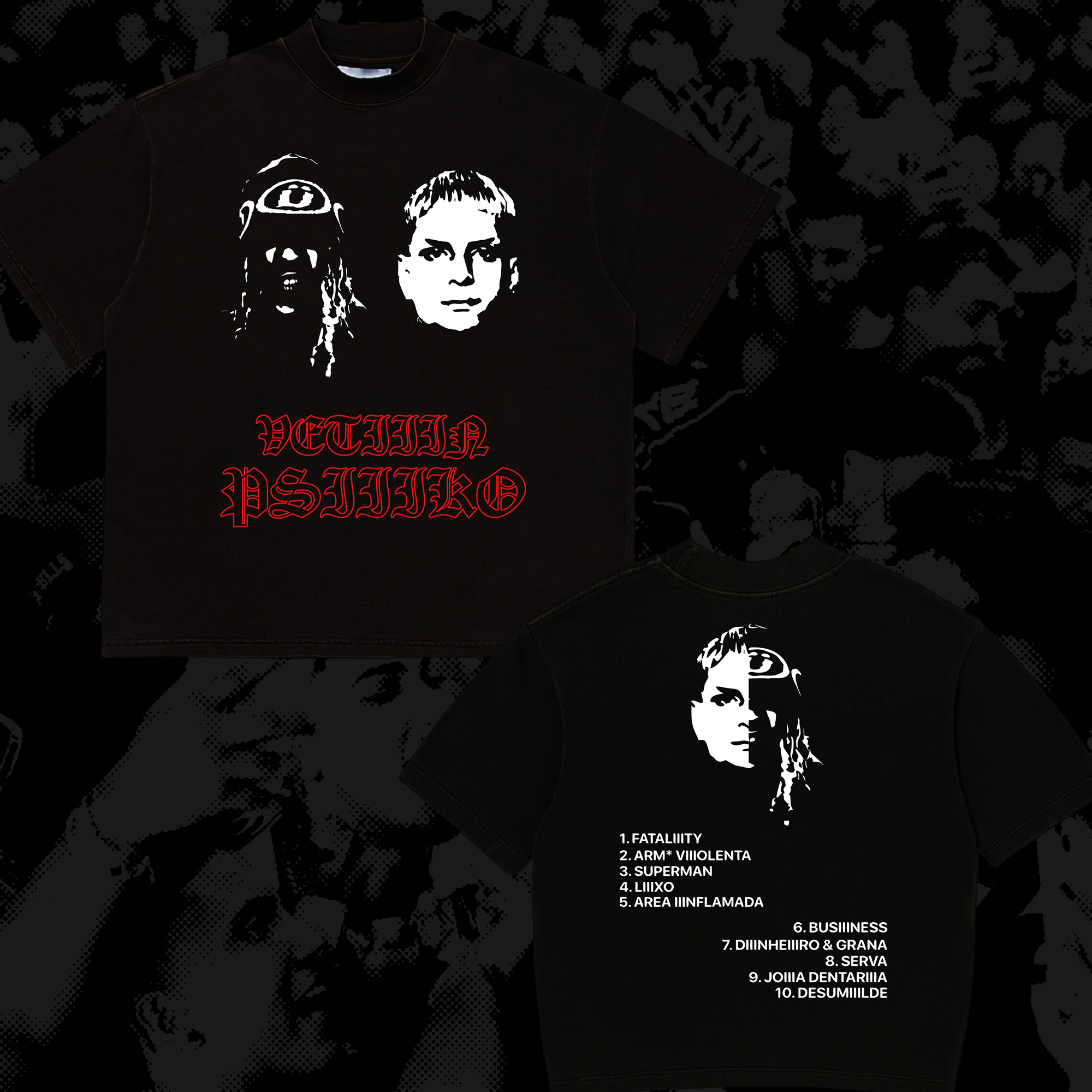 VETIIIN & PSIIIKO (FRENTE E COSTAS)