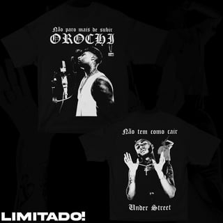 OROCHI FRASE (FRENTE E COSTAS)