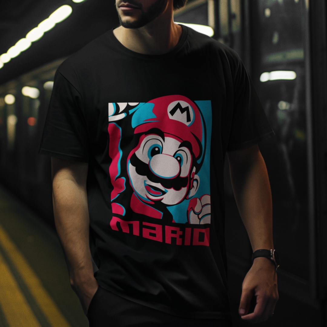 Nome do produto: Camisa Super Mário (Ref.: 0024)