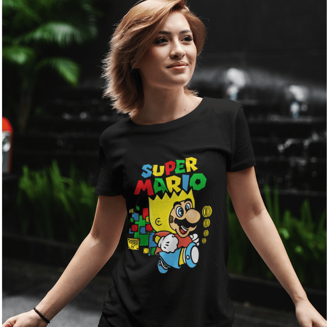 Nome do produto: Camisa Super Mário/Os Simpsons (Ref.: 0034)