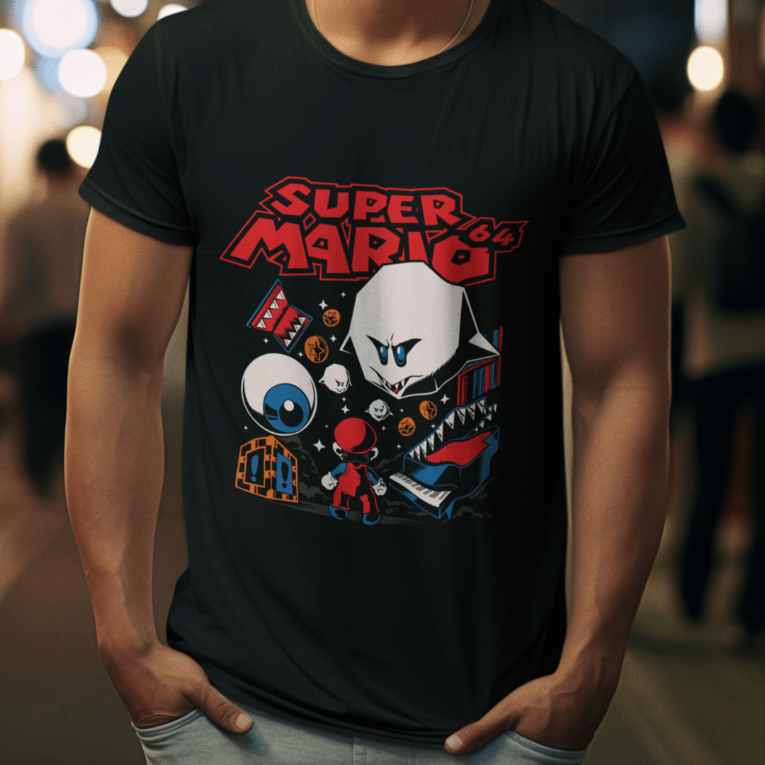 Nome do produto: Camisa Super Mário (Ref.: 0072)