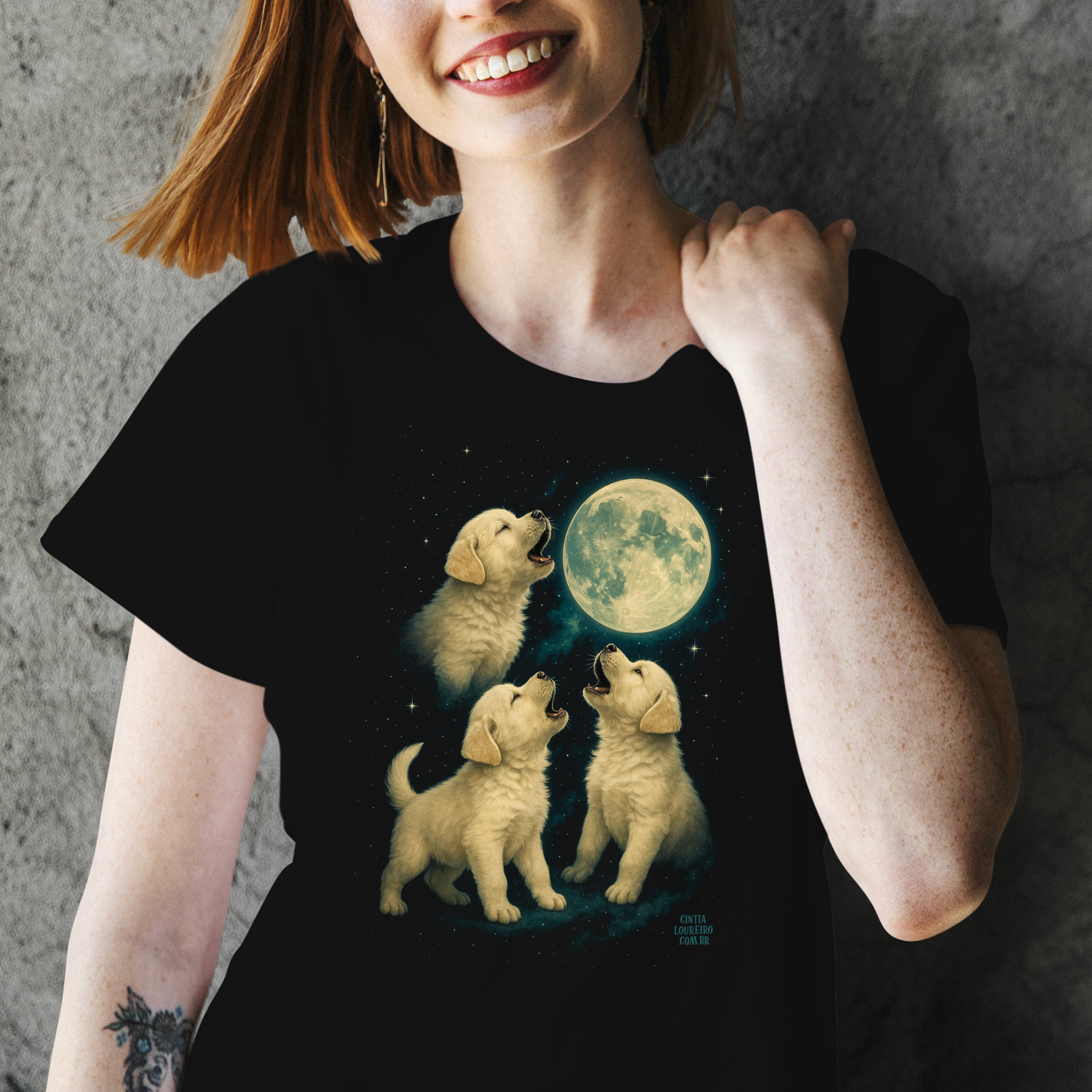 Camiseta Três Lobos