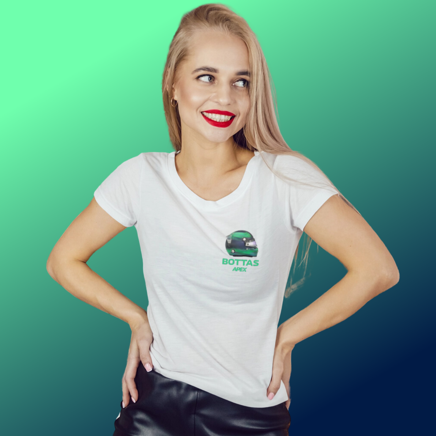 Nome do produto: Camiseta Bottas #77 Feminina