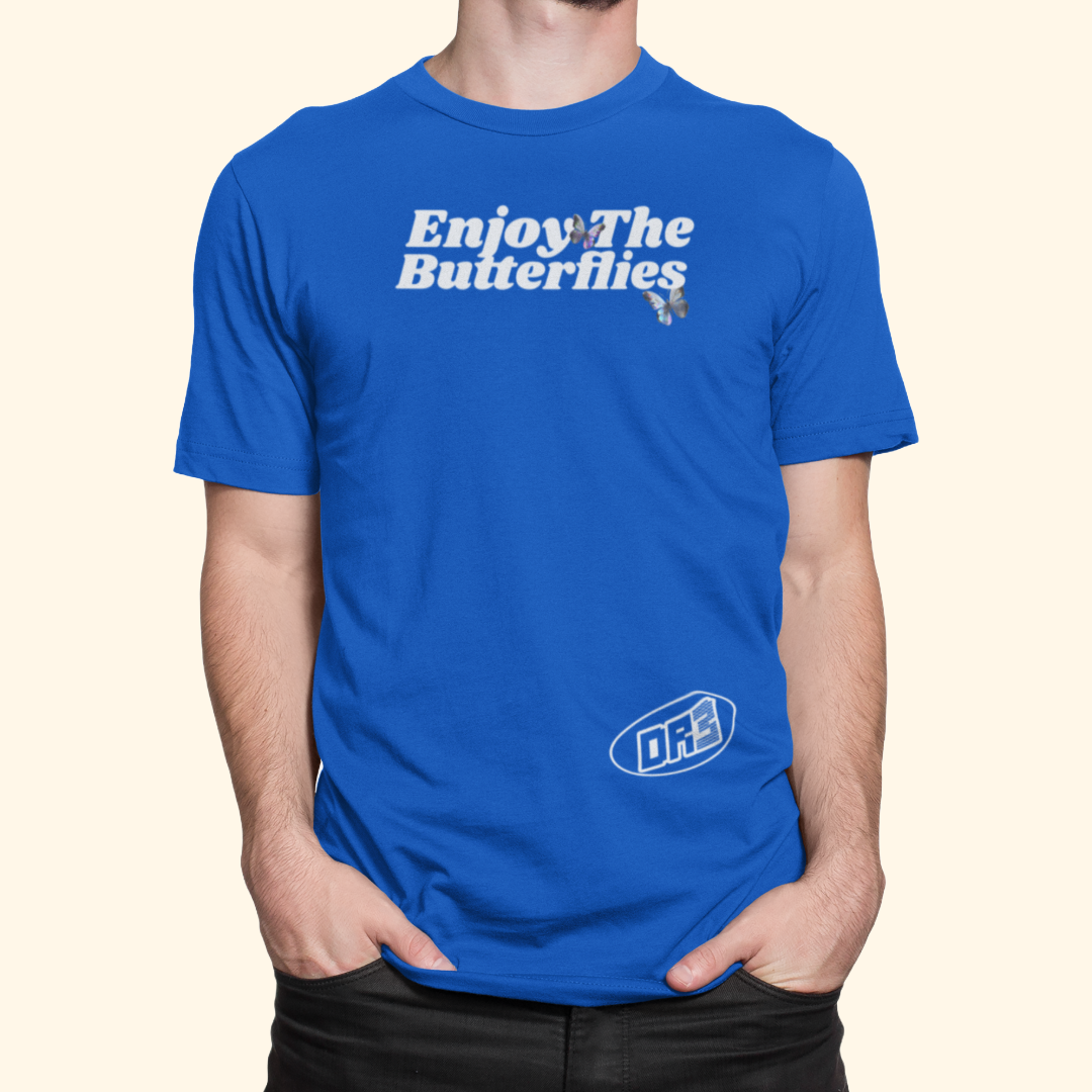 Nome do produto: Camiseta DR3 Butterflies (Colorida)