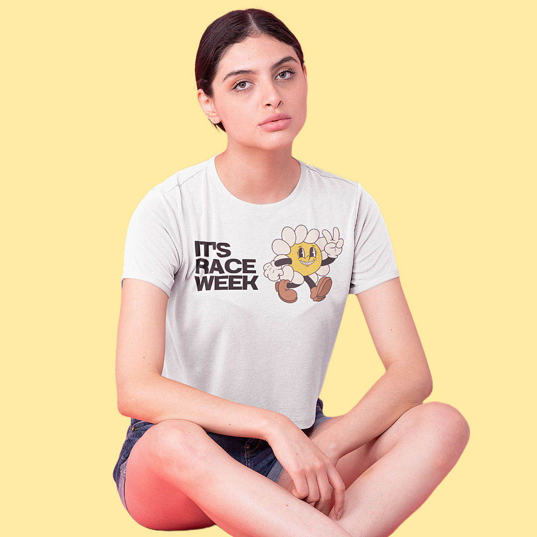 Nome do produto: Camiseta Cropped Race Week