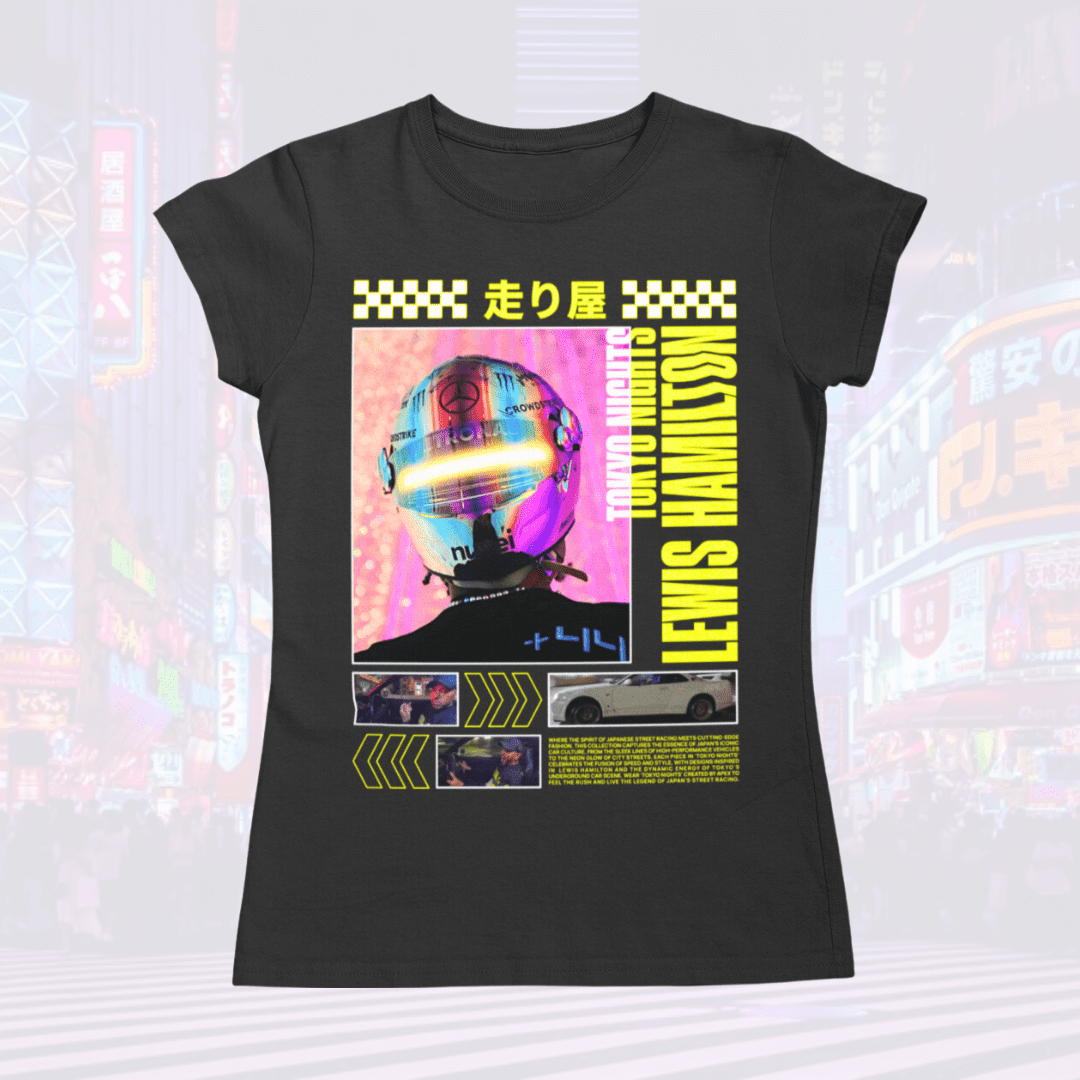 Nome do produto: Camiseta Lewis Hamilton Drift King Feminina