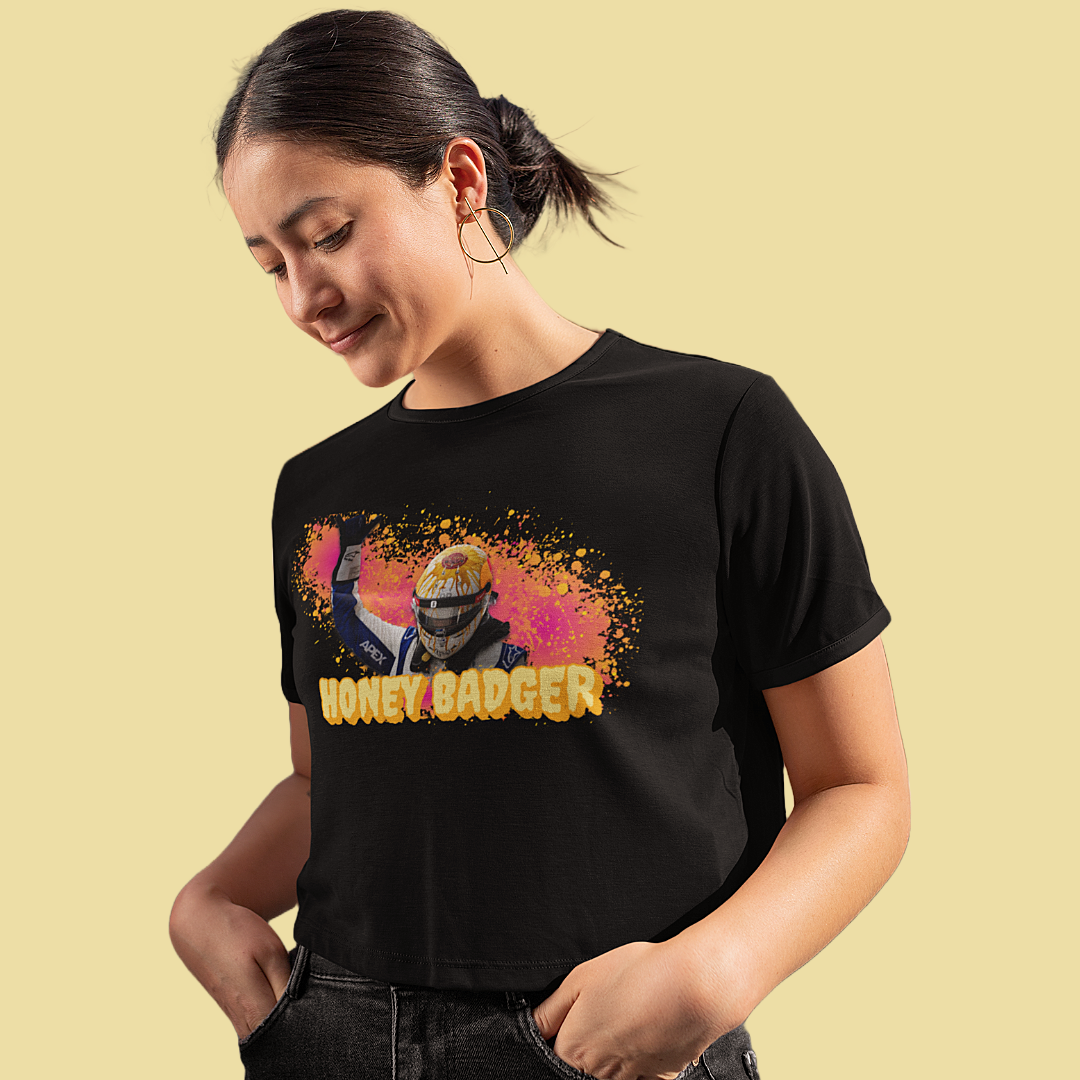 Nome do produto: Camiseta Cropped Honey Badger