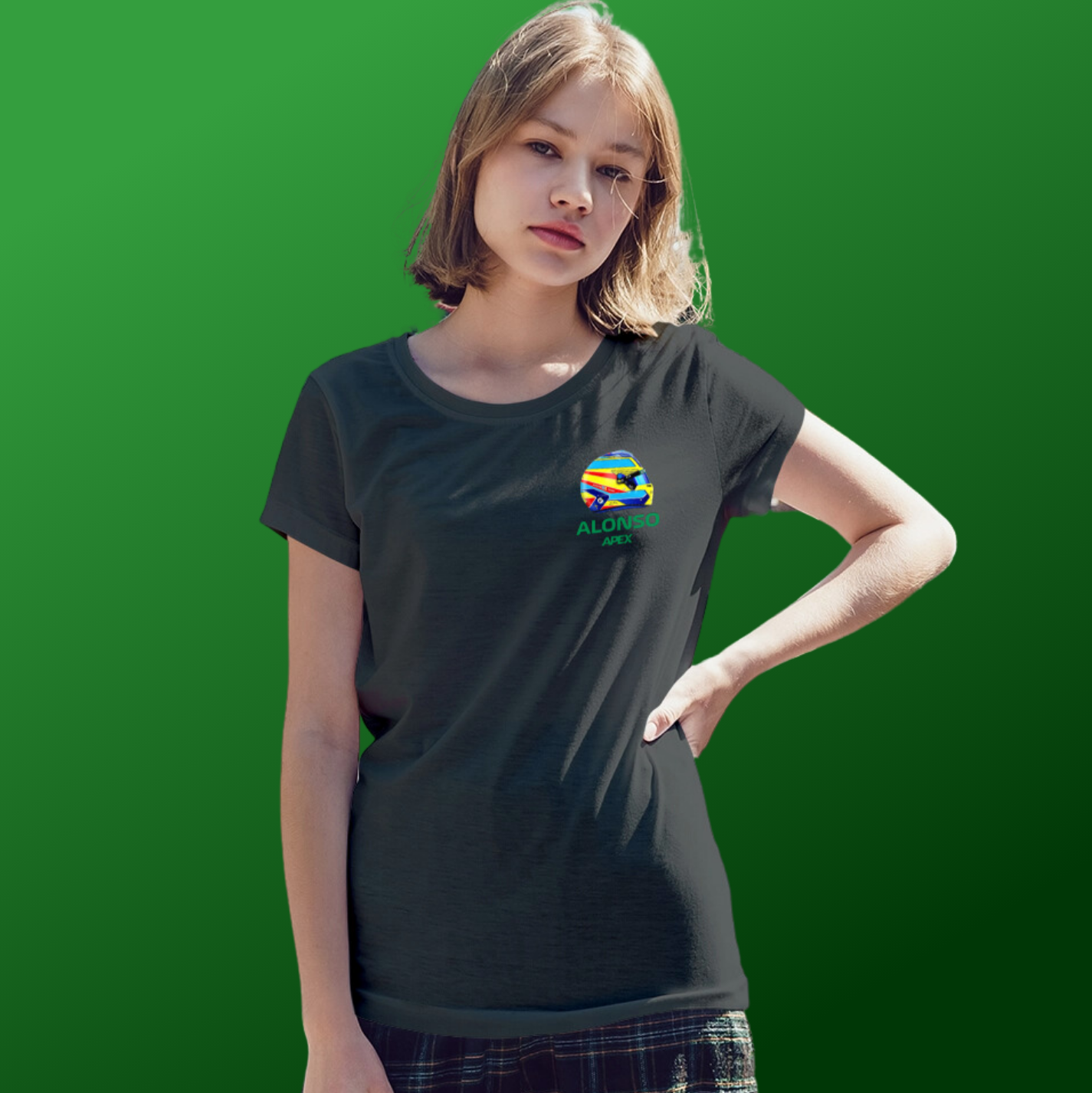 Nome do produto: Camiseta Alonso #14 Feminina