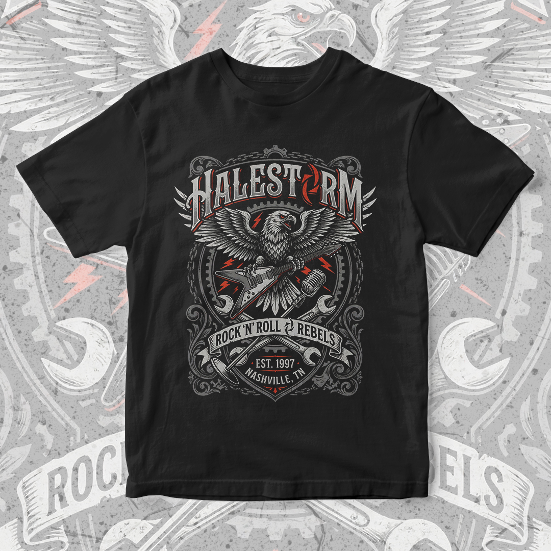 Camiseta Halestorm | Rock n Roll Rebels