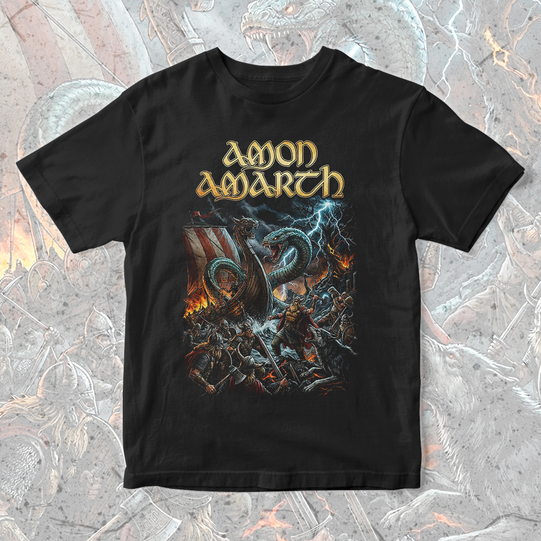 Camiseta Amon Amarth | Rise Of Jormungand