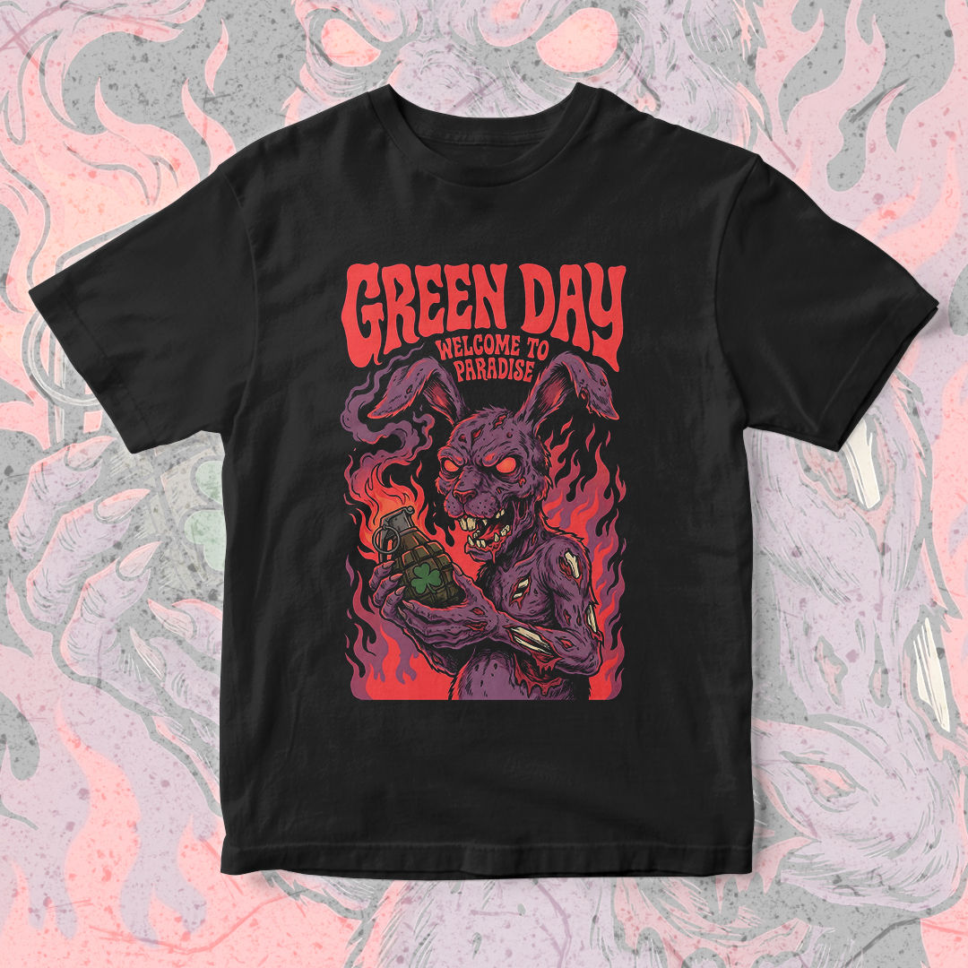 Camiseta Green Day | Welcome To Paradise