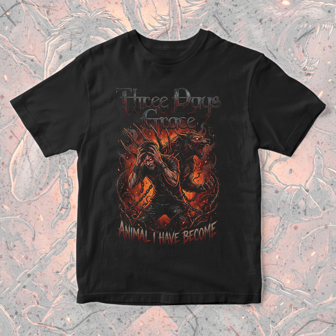Camiseta Three Days Grace | Animal I Have Become