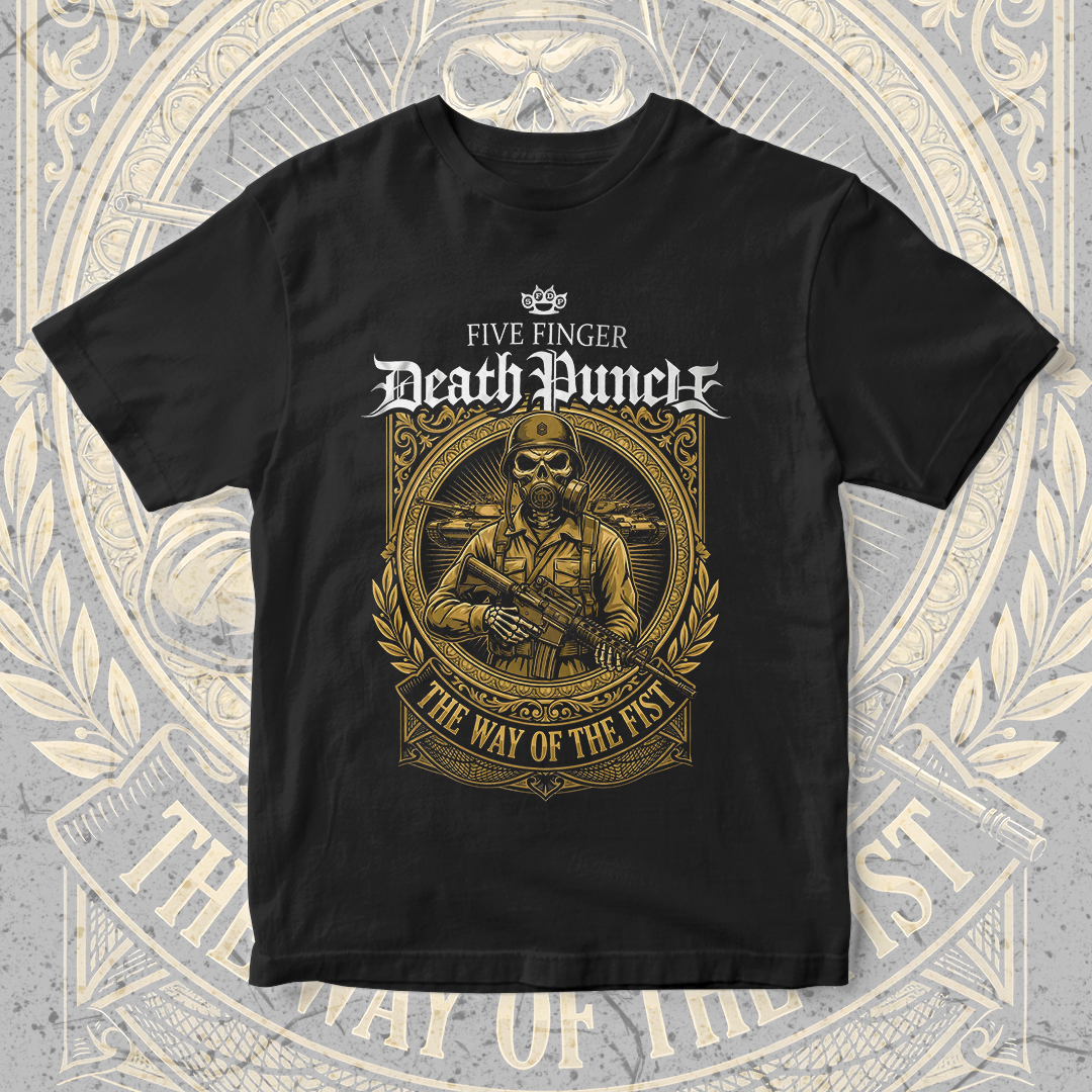 Camiseta Five Finger Death Punch | Frontline Skull