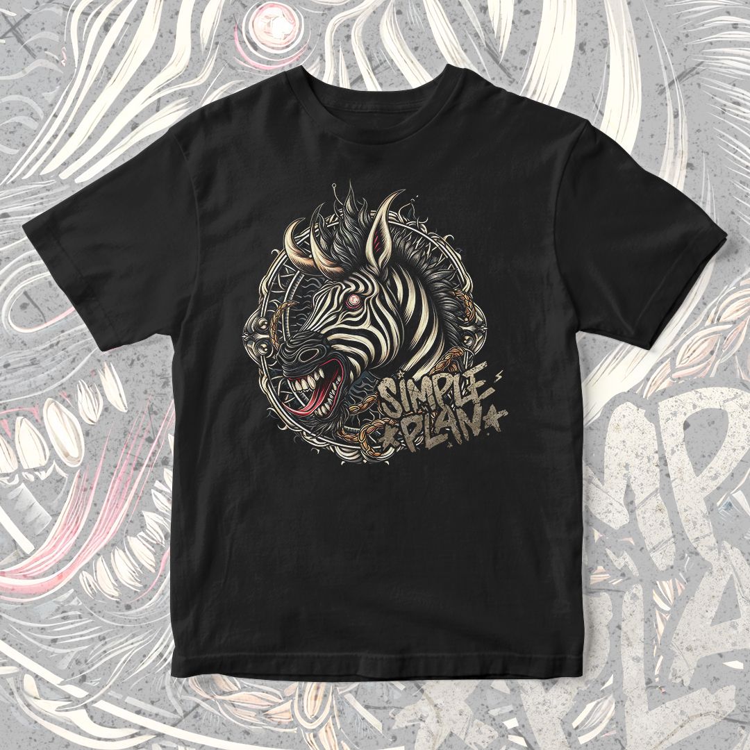 Camiseta Simple Plan | Just a Zebra
