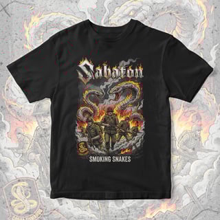 Camiseta Sabaton | Smoking Snakes