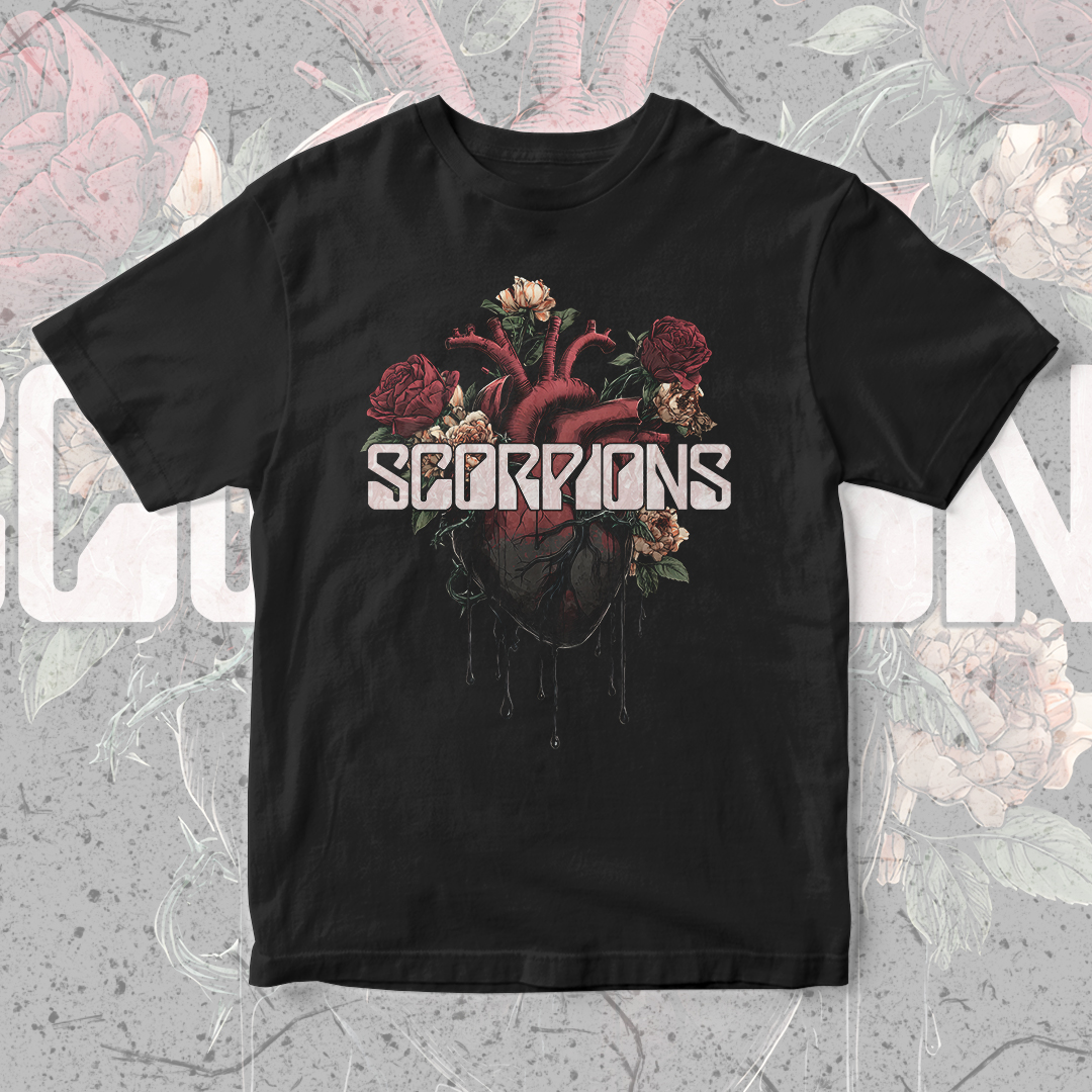 Camiseta Scorpions | Petals and Pain