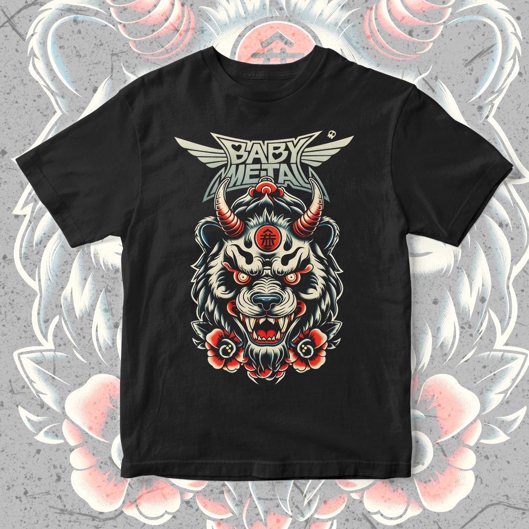 Camiseta Baby Metal | Gimme Panda!!