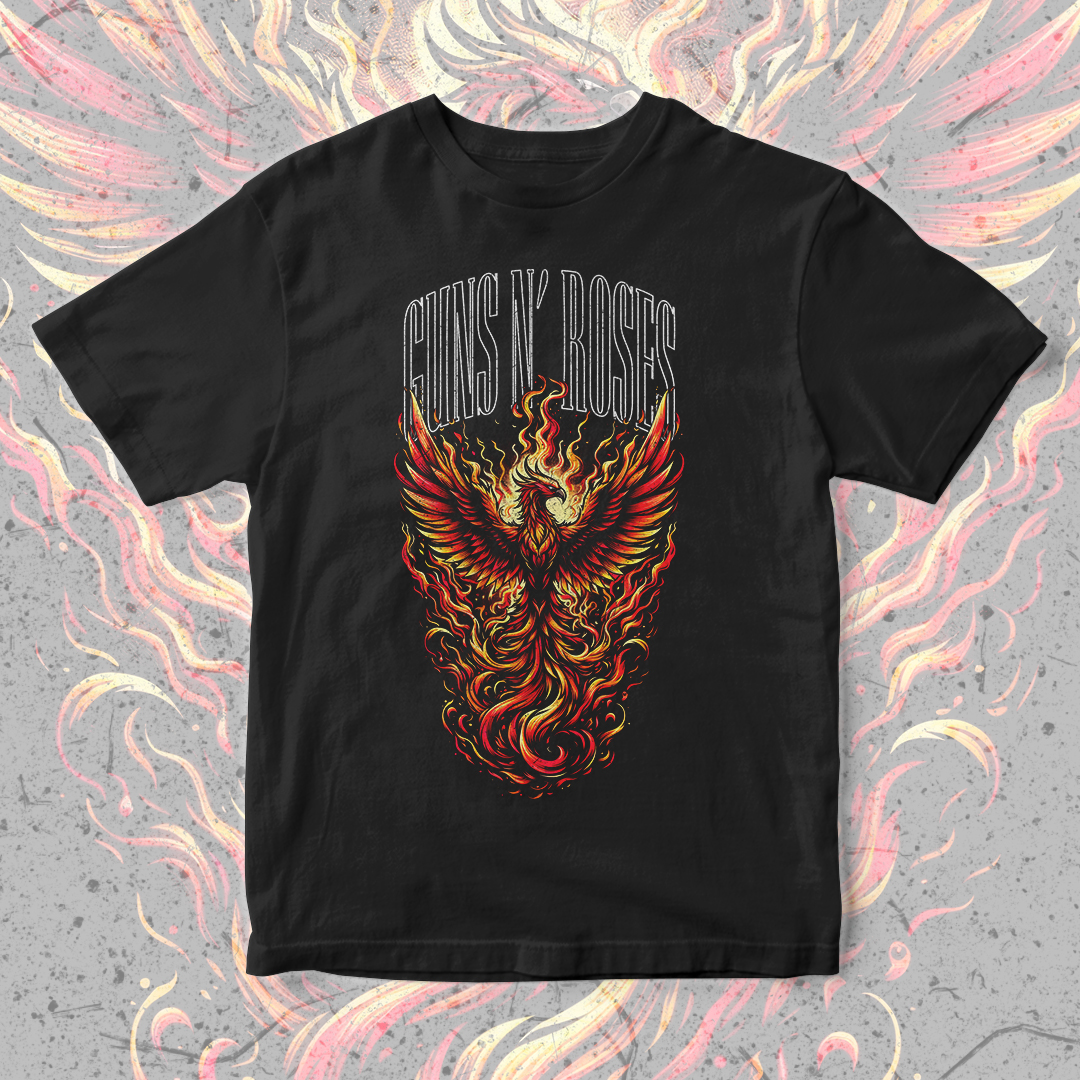 Nome do produto: Camiseta Guns n Roses | Phoenix Rise