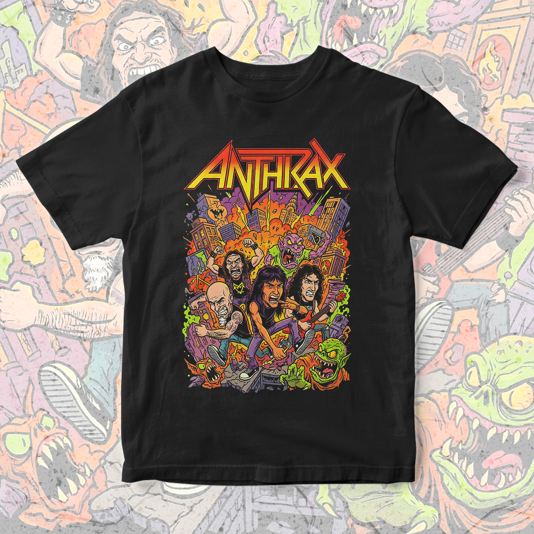 Camiseta Anthrax | Gung Ho Attack