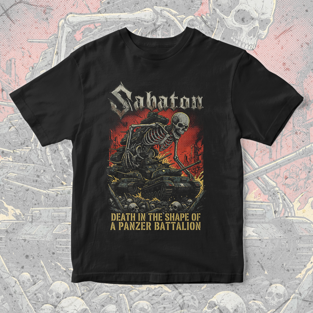 Camiseta Sabaton | Death In The Shape Of A Panzer Batallion
