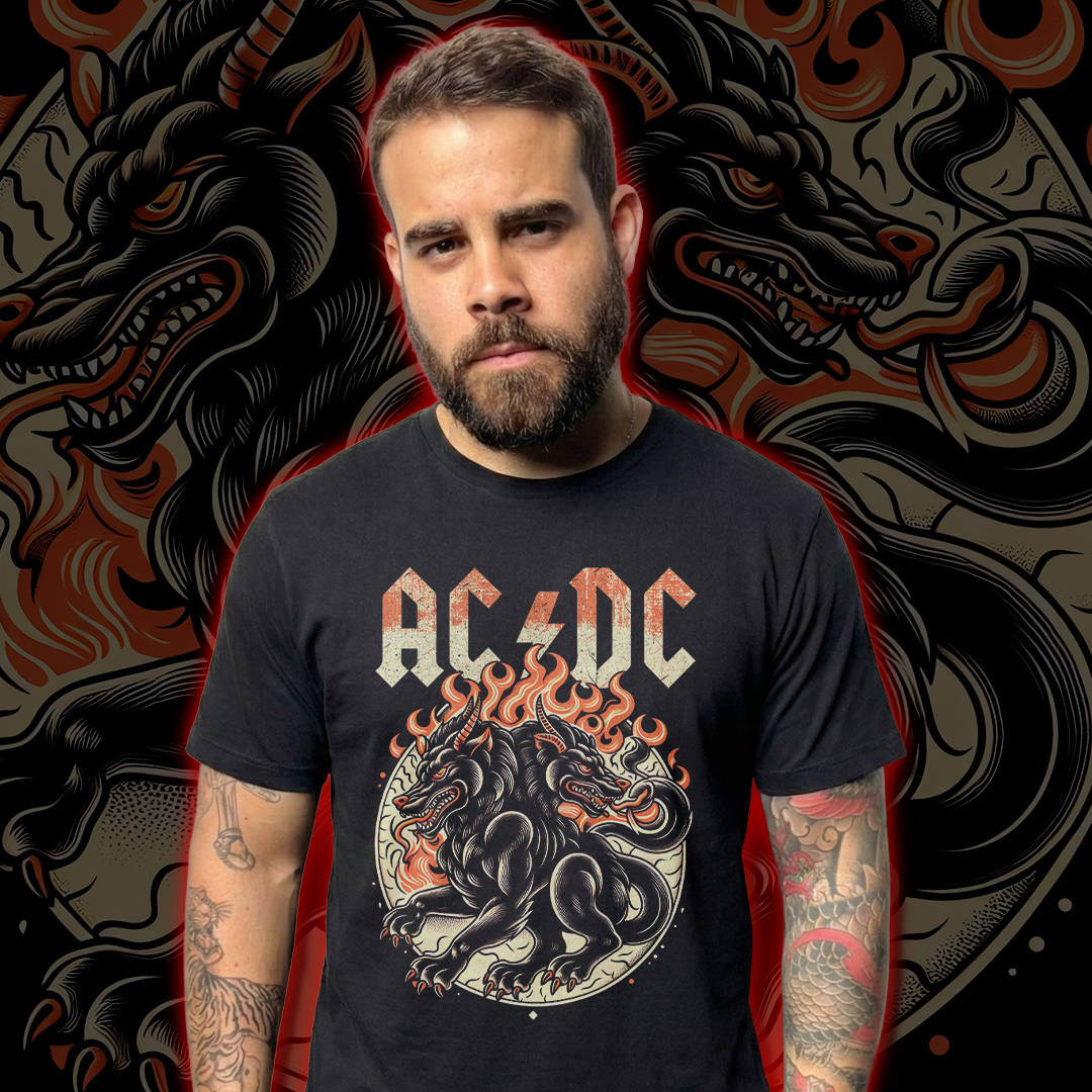 Camiseta AC/DC | Double Hellhound