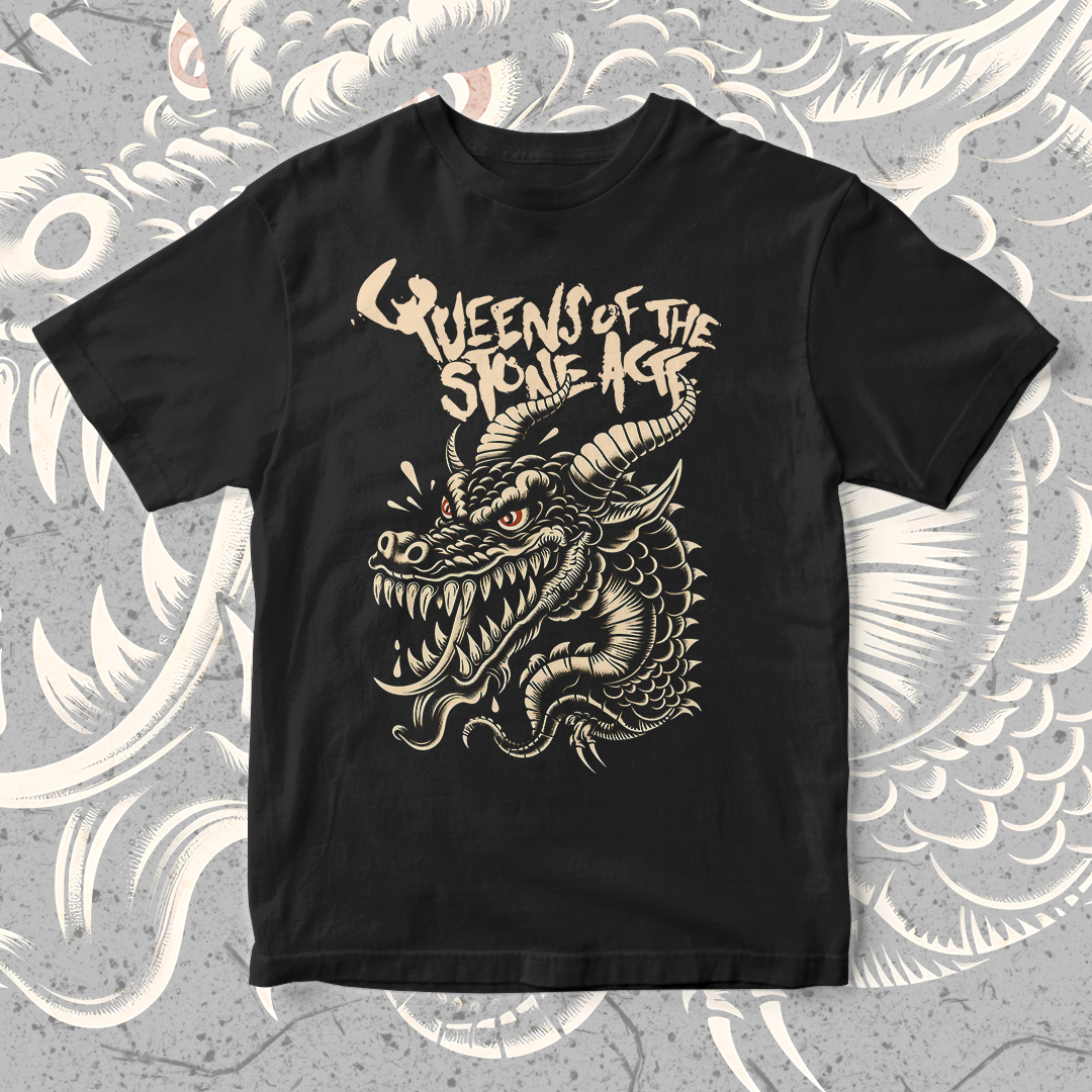 Camiseta Queens Of The Stone Age | Ashborn Serpent