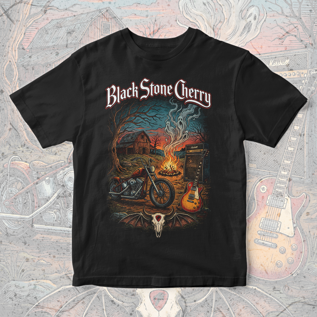 Camiseta Black Stone Cherry | Midnight Rider