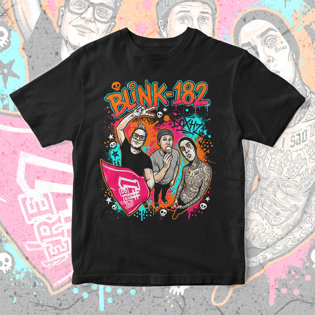 Camiseta Blink 182 | Graffiti Mosh