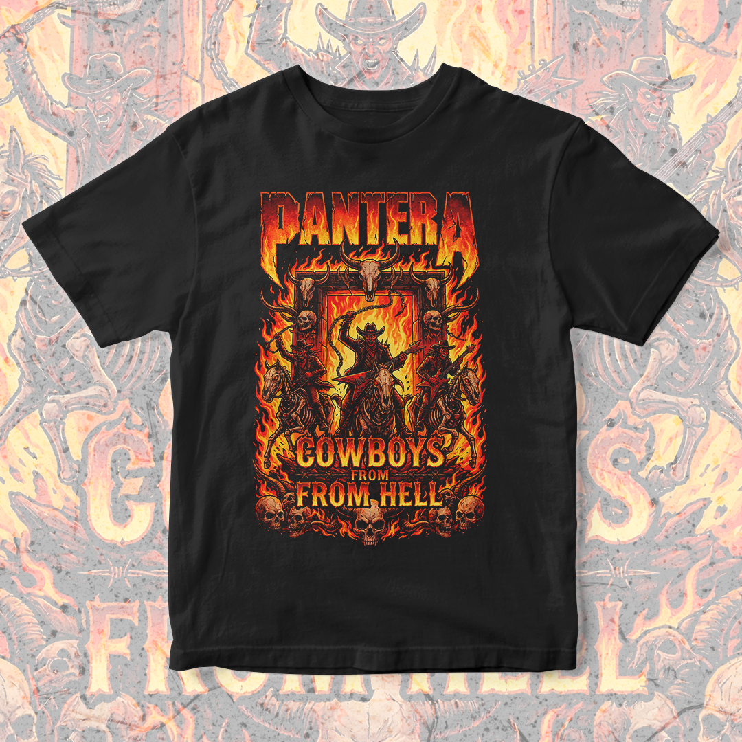 Camiseta Pantera | Cowboys From Hell