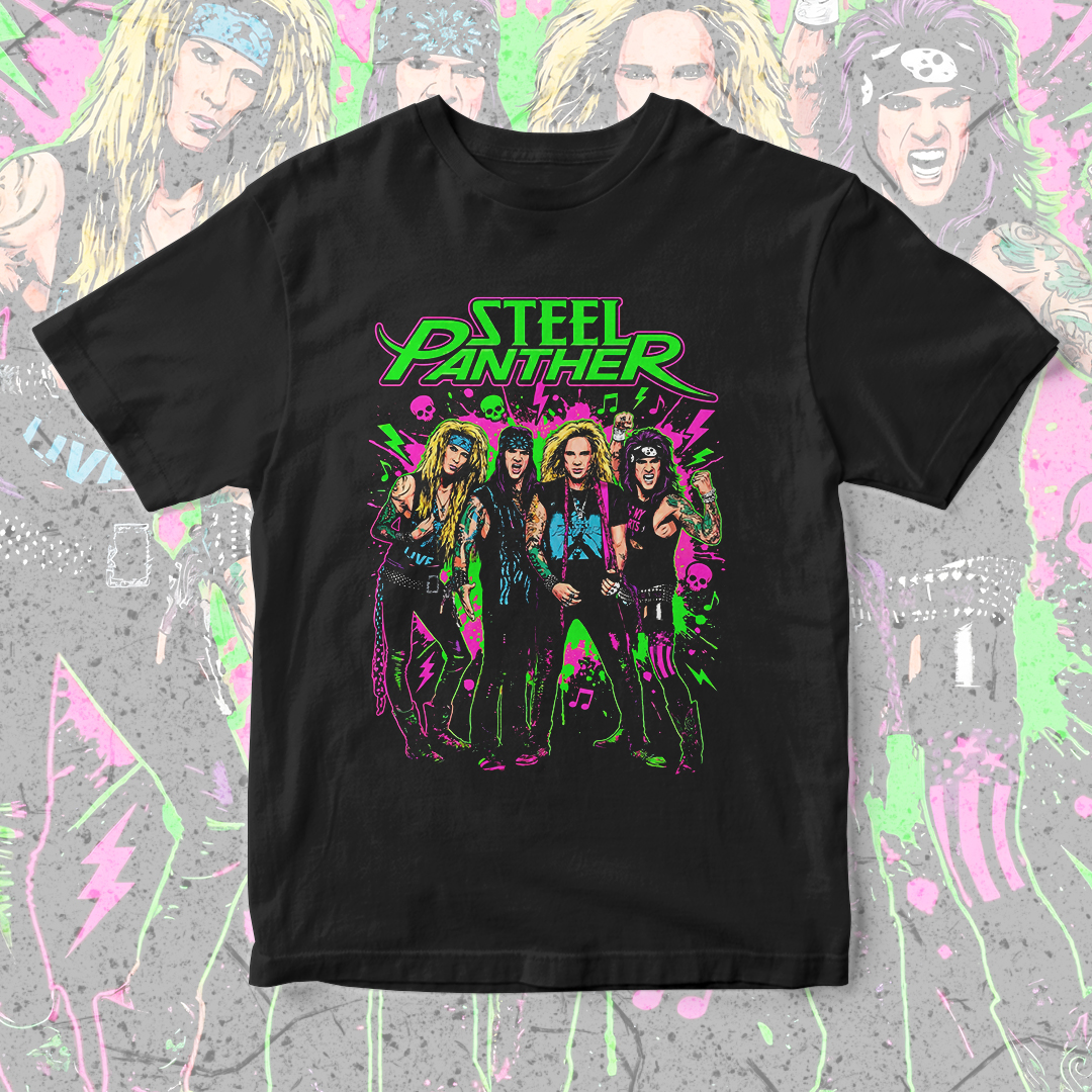 Camiseta Steel Panther | Shock Glam