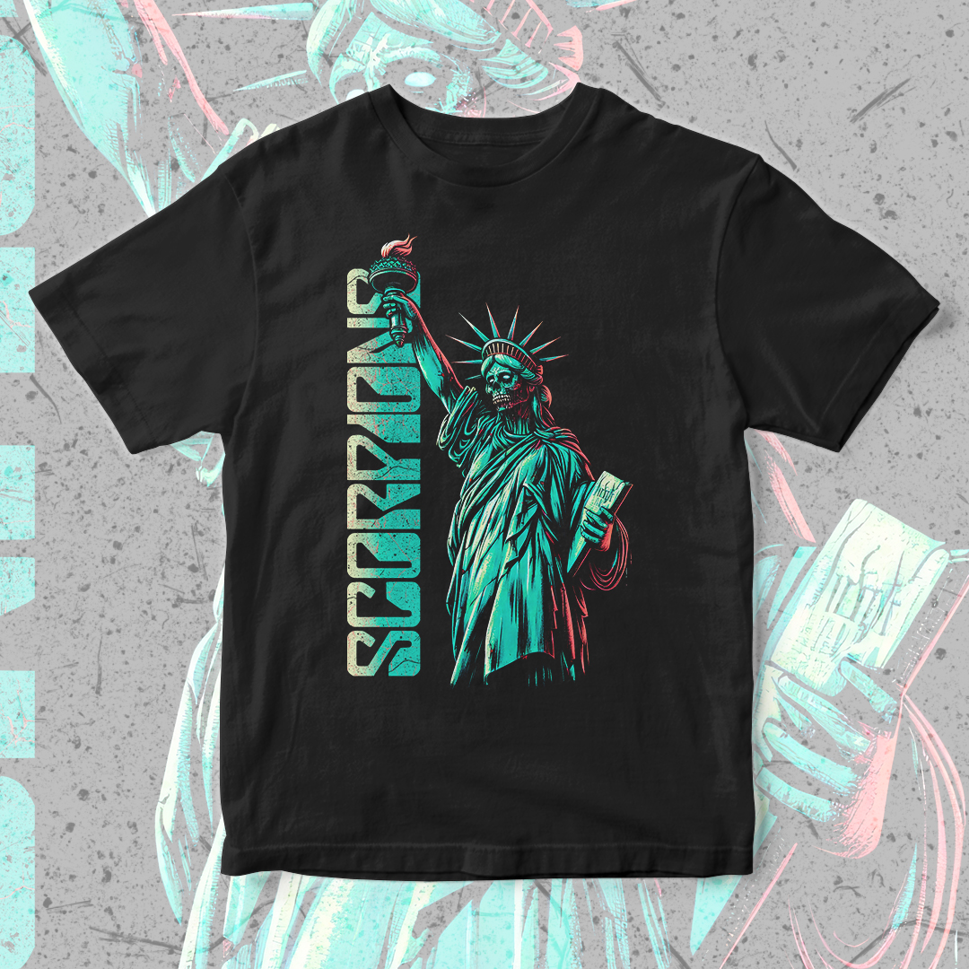 Camiseta Scorpions | Faded Liberty