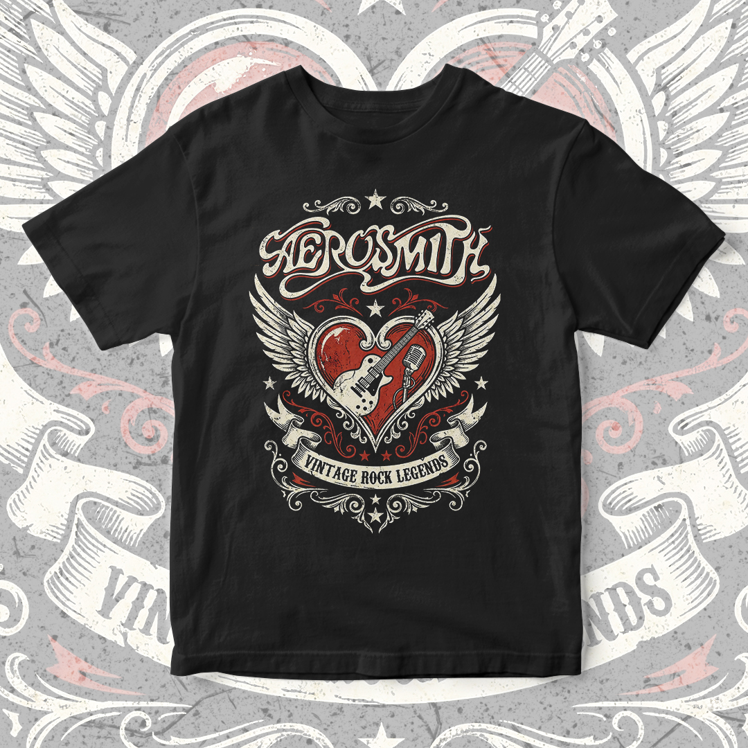 Camiseta Aerosmith | Vintage Rock Legends