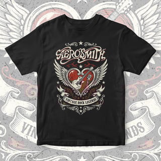 Camiseta Aerosmith | Vintage Rock Legends