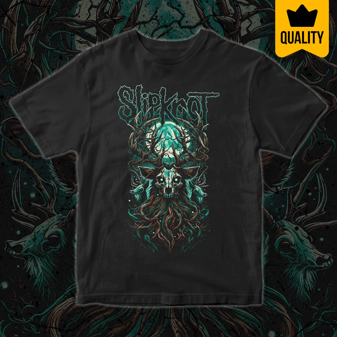 Camiseta Quality Slipknot | Ghost Woods