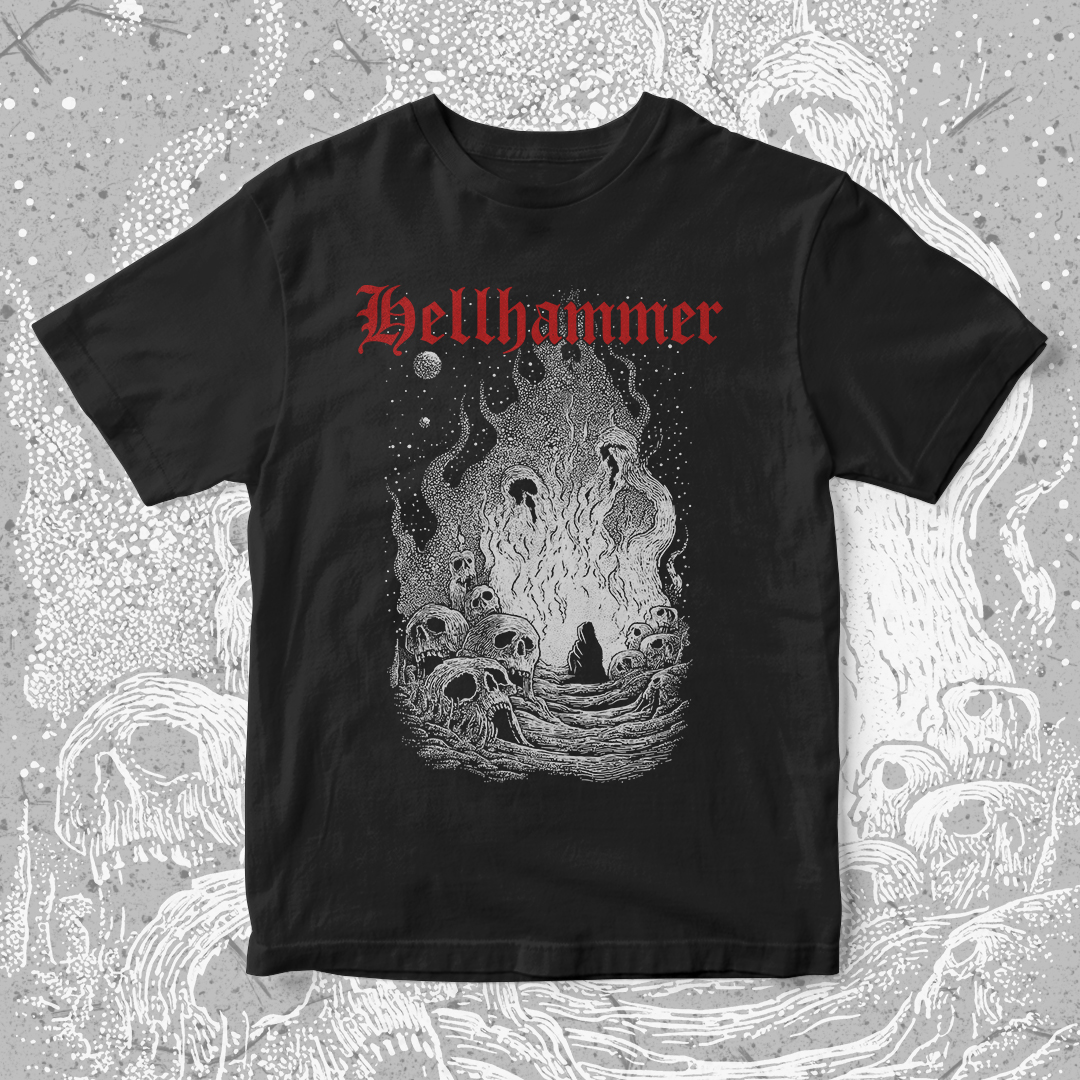 Camiseta Hellhammer | Skull Sermon