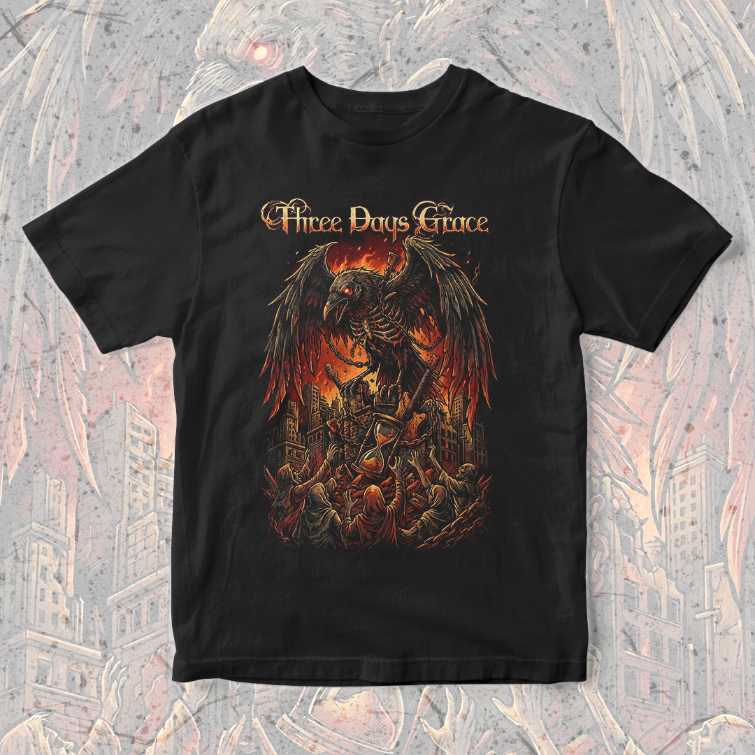 Camiseta Three Days Grace | Time Of Dying