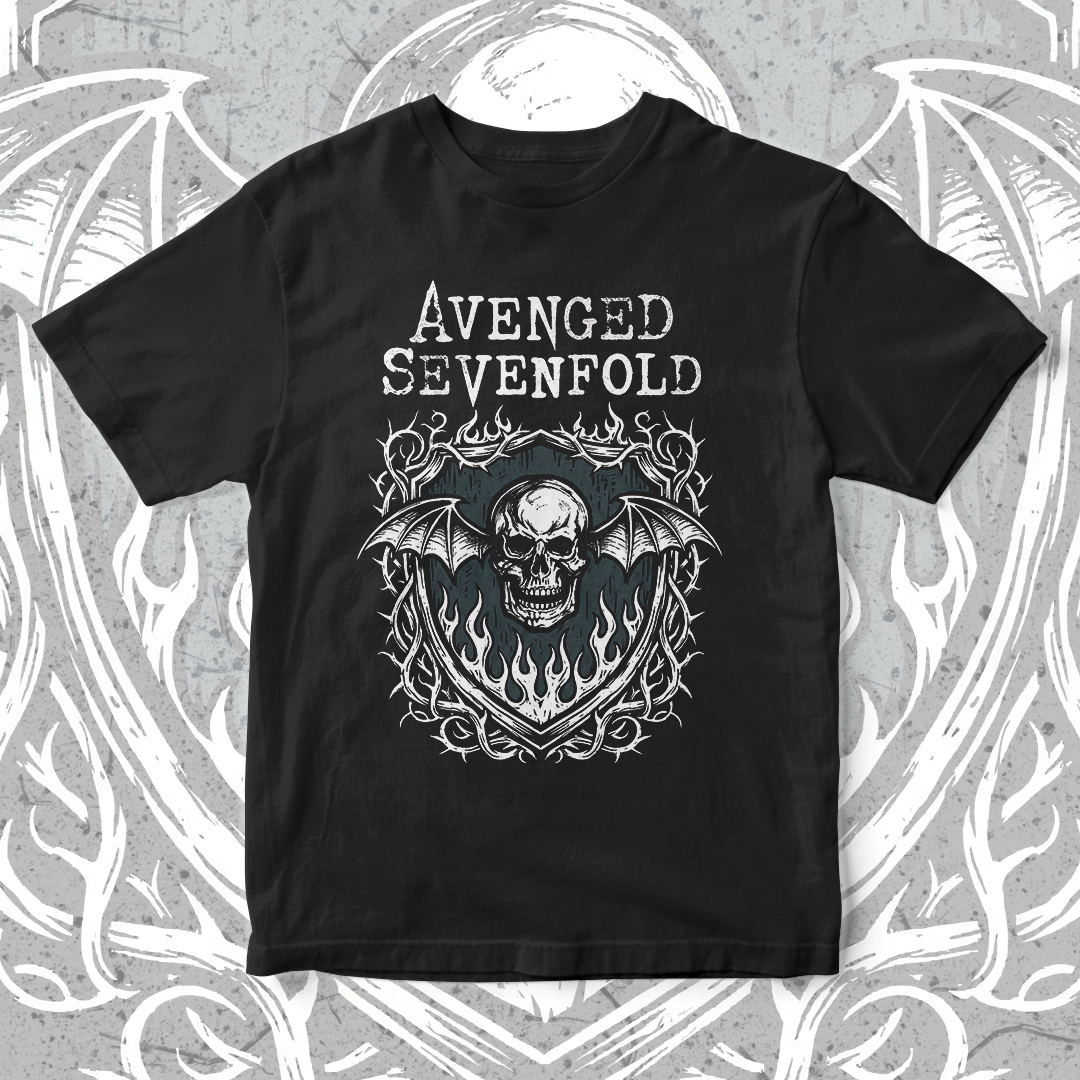 Camiseta Avenged Sevenfold | Burning Badge