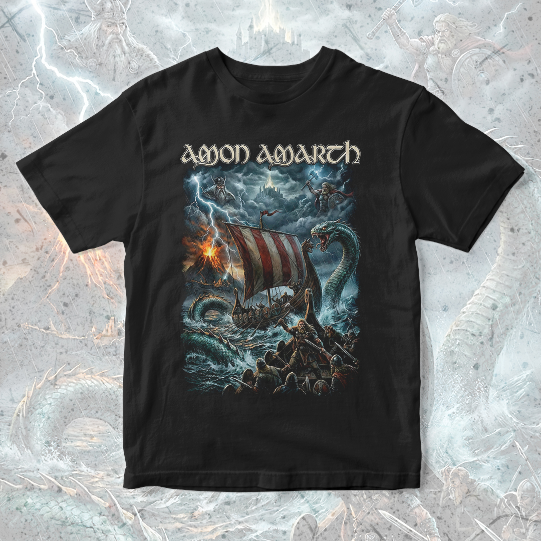 Camiseta Amon Amarth | Rage Of The World Serpent