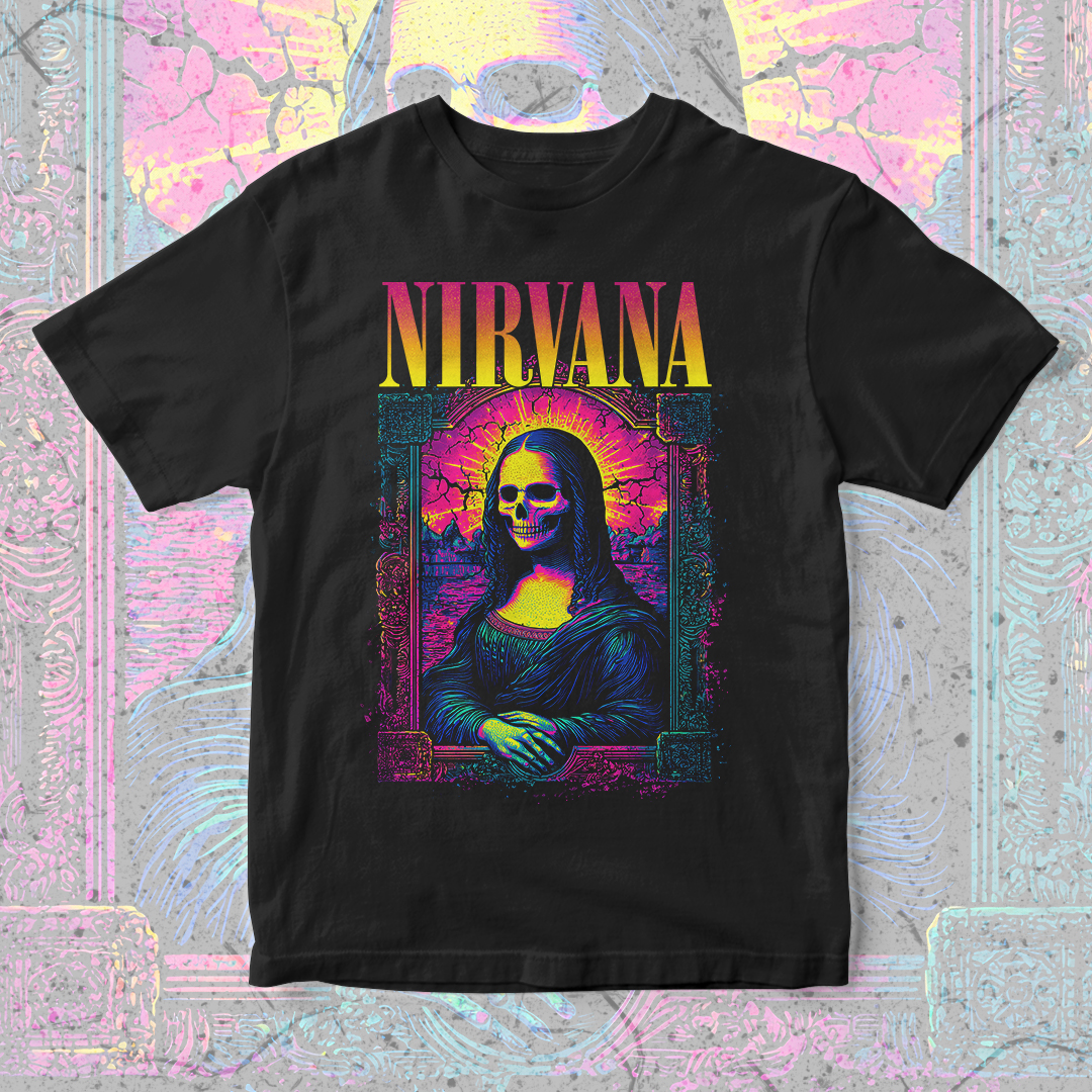 Nome do produto: Camiseta Nirvana | Grunge Da Vinci