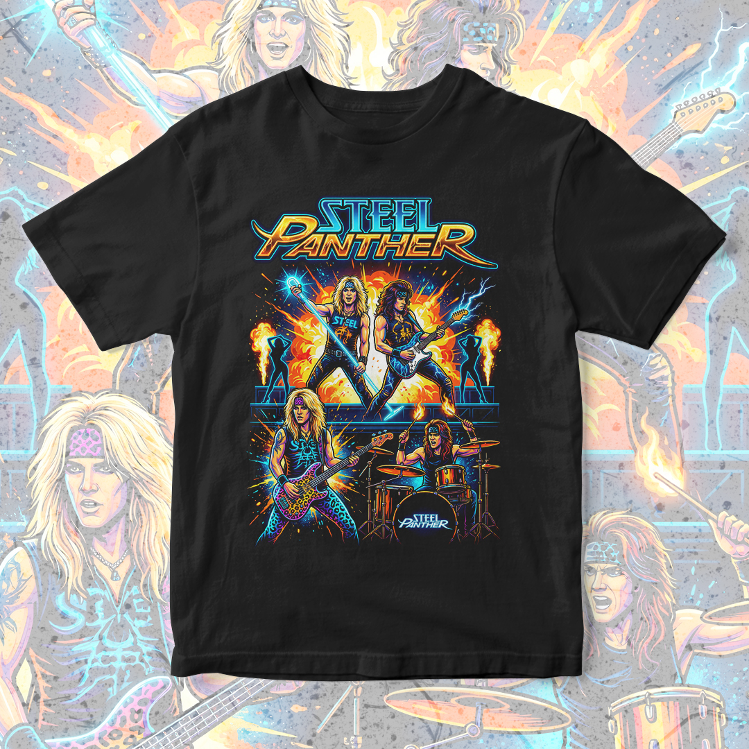 Camiseta Steel Panther | Glam Explosion