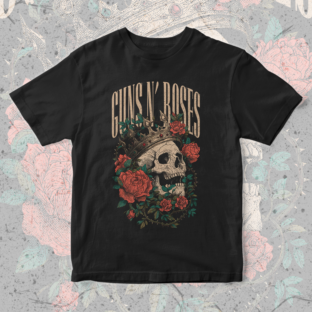 Camiseta Guns n Roses | The King of Roses